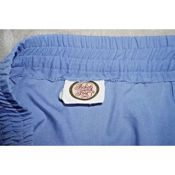 Picket and Post A-line Skirt, Button Front Retro 80s Midi - Picture 11 of 12